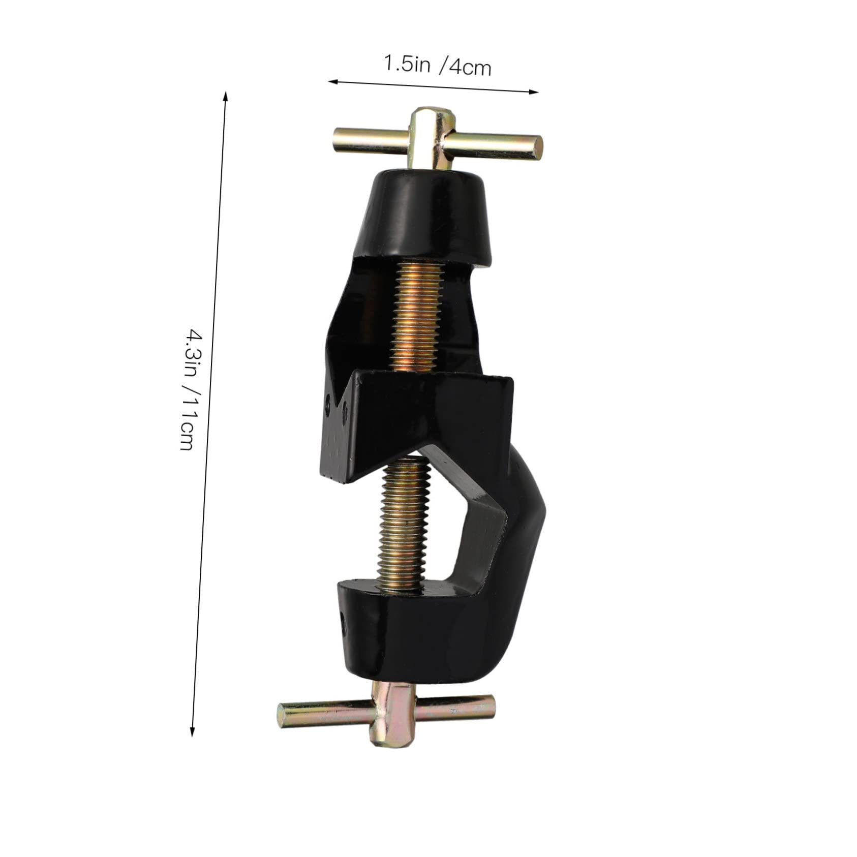 Cabilock 4 Sätze Deutscher Kreuzclip Laborstativ-clip Laborklemme C-clamps Inhaber Einstellbar Klemmbausteine Becherklemme Becherhalterklemme Klemmhalter Zinklegierung Schwarz 2 Stücke * 4
