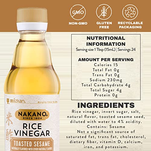 Nakano Vinegar Sesame Rice, 12 Oz,Toasted Sesame #TOP3