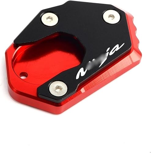 EDKAY Soporte lateral 2019 para Kawasaki para Ninja Zx6r Zx10r 250 300 650 1000 Z1000 Z650 Z900 patas laterales del marco color rojo