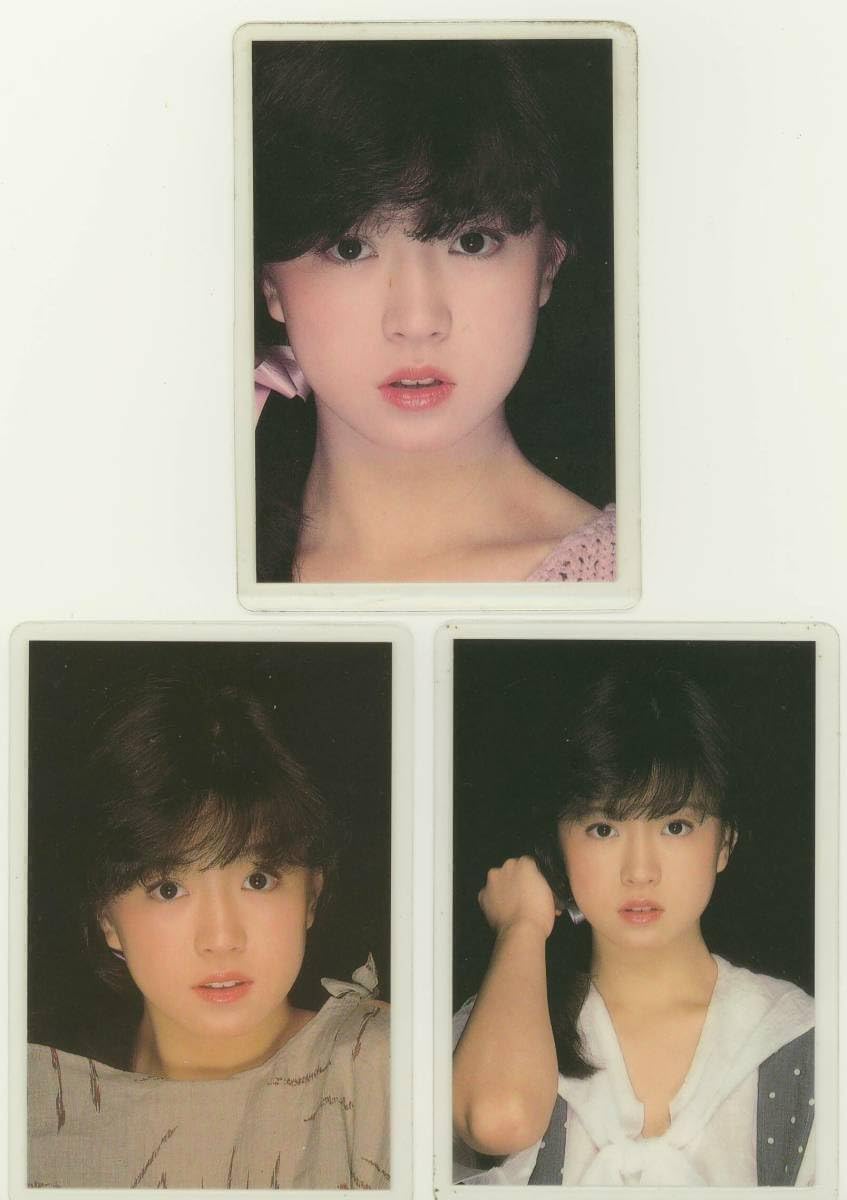 Amazon.co.jp: レア中森明菜 ブロマイド（当時物）研音 No.243,244,246  