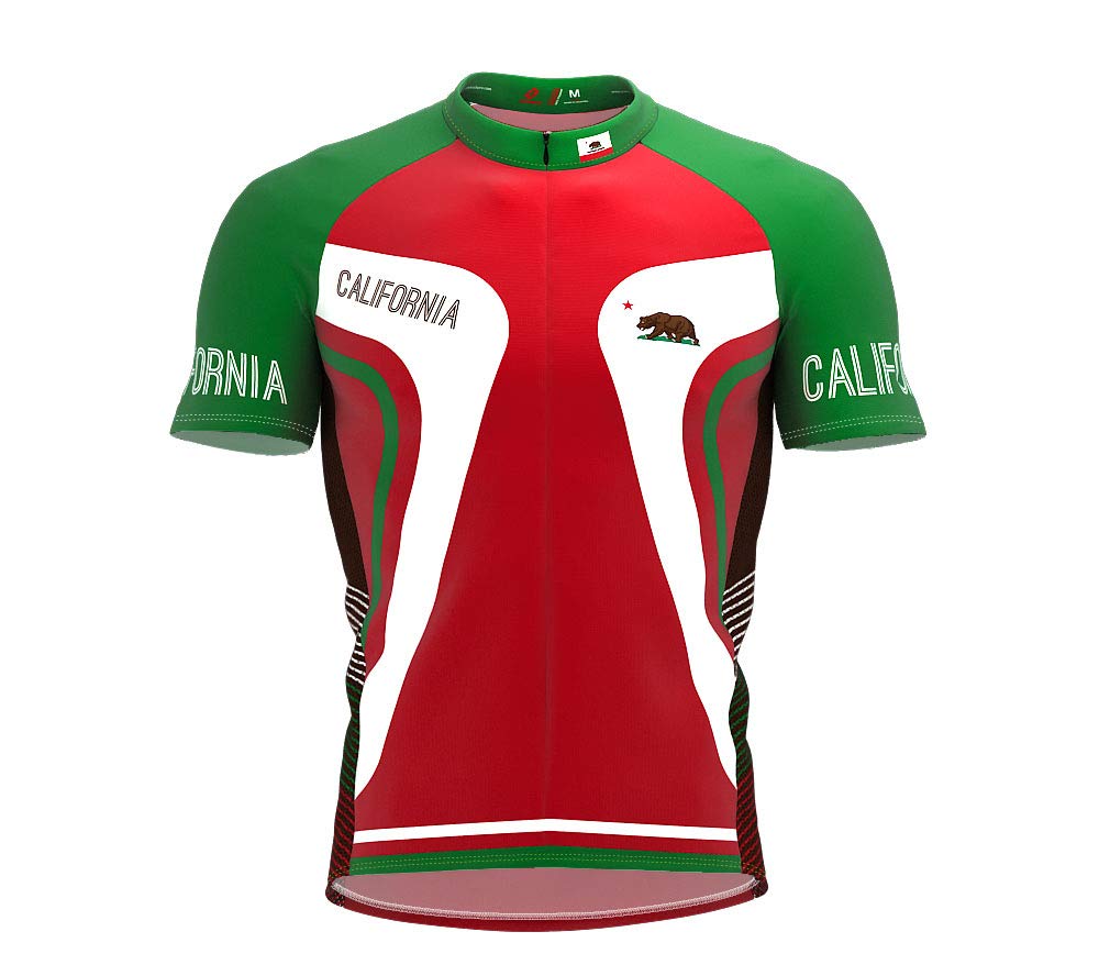 ScudoPro California Bike Short Sleeve Cycling Jersey for Men - Size 2XL Multicolored