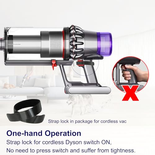 Image of Portek Pet Groom Tool Kit for Dyson, Dog Hair Vacuum Attachment for V7 V8 V10 V11 V12 V15 V6 Outsize