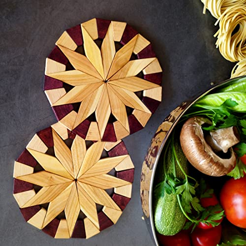 Ecosall 14165494 Natural Wood Trivets thumb #5