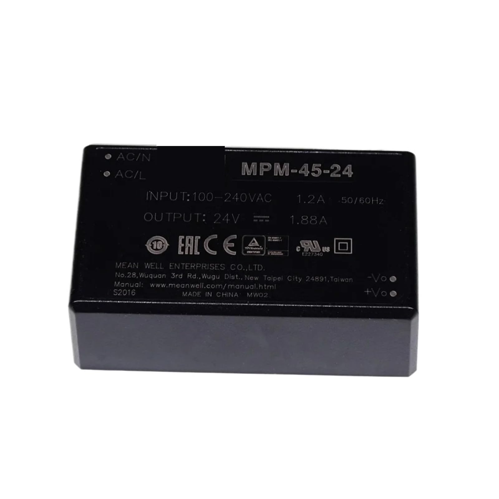 BALYDLUL 45WAC-DC Power Module MPM-45-5V MPM-45-12V MPM-45-15V MPM-45-24V MPM-45-48V(MPM-45-48)