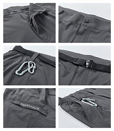 Image of Tactical Workout Shorts for Men Outdoor Casual Quick Dry Hiking Cargo Shorts with Multi Pockets 28-46 (No Belt)