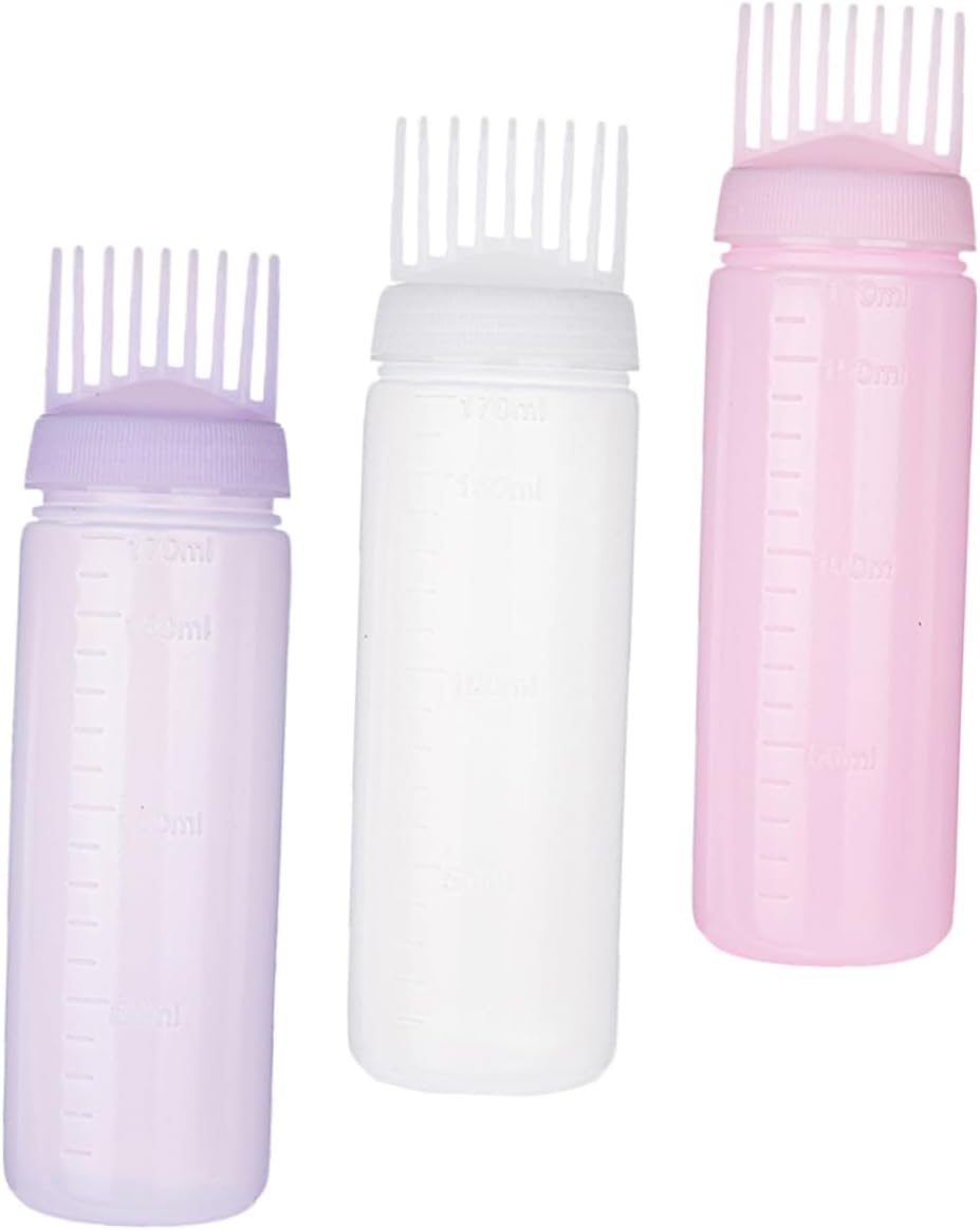 Hair Color Applicator Bottle 170ml Hdpe Ldpe Set of 3