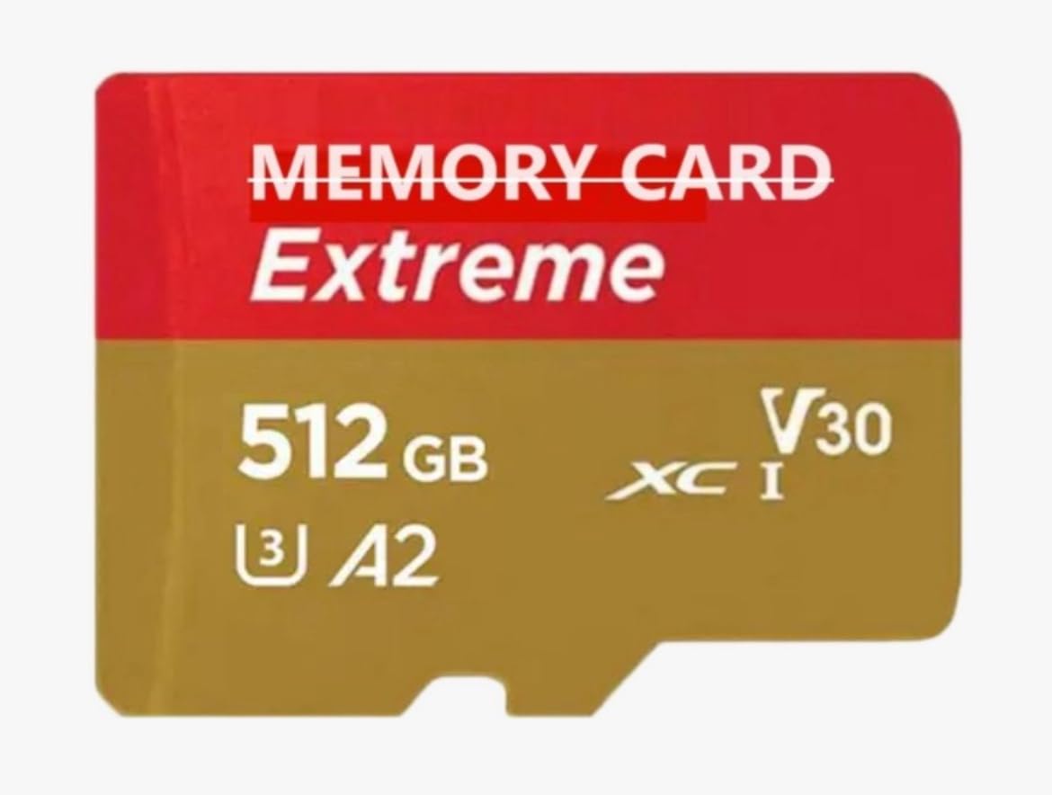 Memory Card 512GB SD/TF Flash Memory Card Mini MicroSD Card TF Card For smartphones Drone Camera Ps4 Ps5 PC