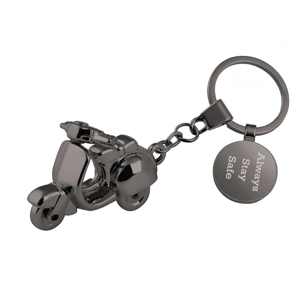 Personalised Motorbike/Motorcycle Keyring | Unique Gift for Bikers, New Drivers, Men and Women | Cool Keychain Accessories for Superbike, Keys and Bag
