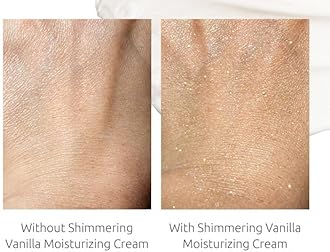 NATURE WELL Shimmering Vanilla Hydrate & Glow Moisturizing Cream For Face & Body, Intensely Nourishing & Softening, Delivers A Sparkling Radiance & Illuminating Hydration, Warm Vanilla Scent, 16 Oz