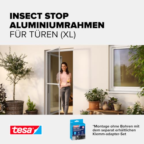 tesa INSECT STOP Aluminium Rahmen Fliegengitter für Türen – Ansicht 4