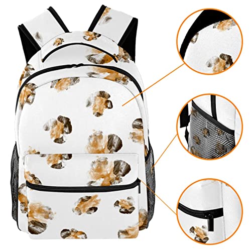 Sac à dos de voyage léopard idéal pour le campus et les loisirs - 3