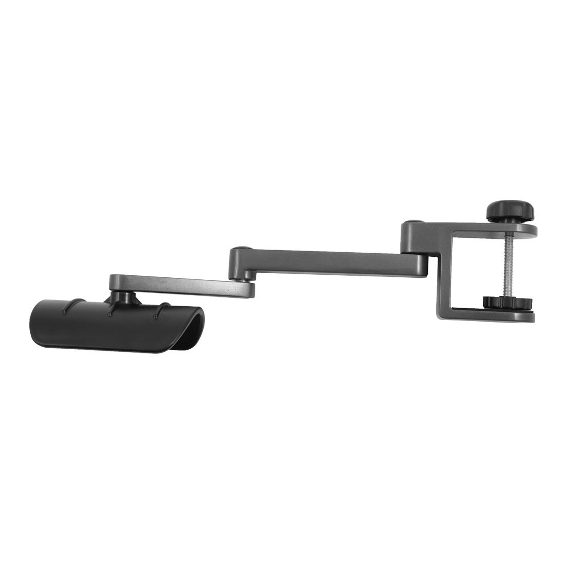 Ruilogod Alluminio PC Laptop Table supporto del braccio poggiapolsi Proteggi gomito stand Grey