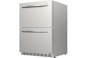 Korean-Style Under Counter Refrigerator Double Drawer Fridge