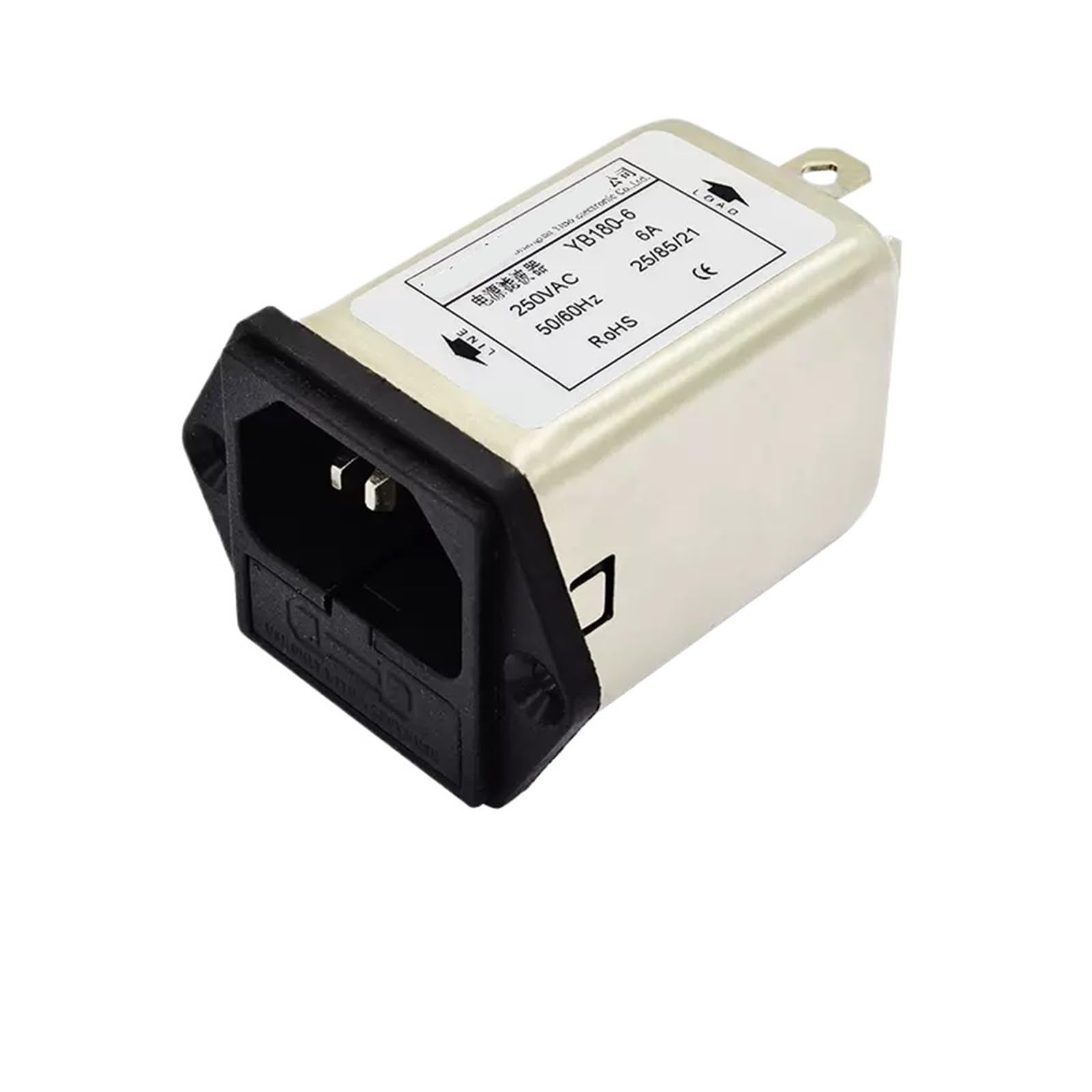 YB180 Steckdose Netzfilter mit Einzelsicherung