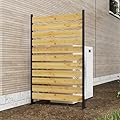 Bathenum 72.8”H x 38.5”W (1 Panel) Cedar Wood Privacy Screen, Outdoor Walls, Privacy Wood Fence for Pool Equipment Enclosure, Trash Can Enclosures, Air Conditioner Fence
