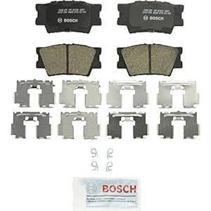 BOSCH BC1212 QuietCast Premium Ceramic Disc Brake Pad Set – Compatible with Select Lexus ES300h, ES350, HS250h; Pontiac Vibe; Toyota Avalon, Camry, Matrix, RAV4; REAR