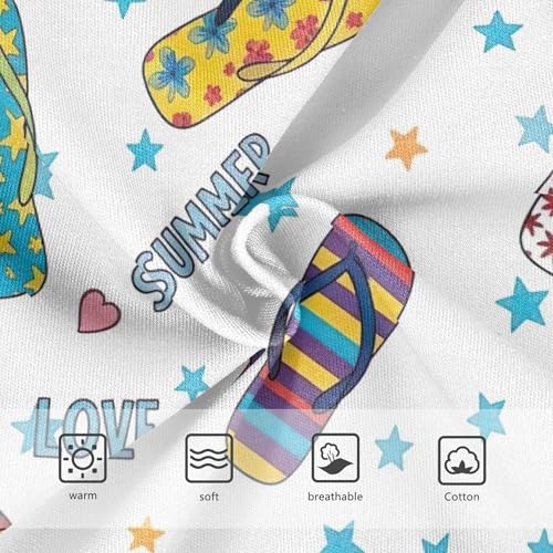 Cotton Girls Underwear Toddler Colorful Flip Flops Summer Cute Panties Girl Florals Briefs Underpants 2t3