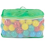 6cm Bieco 22000510 - 100 bolas de colores de plástico (6 cm), colores variados [importado de Alemania] , color/modelo surtido