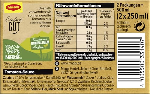 Maggi Tomaten Sauce (2er Pack)