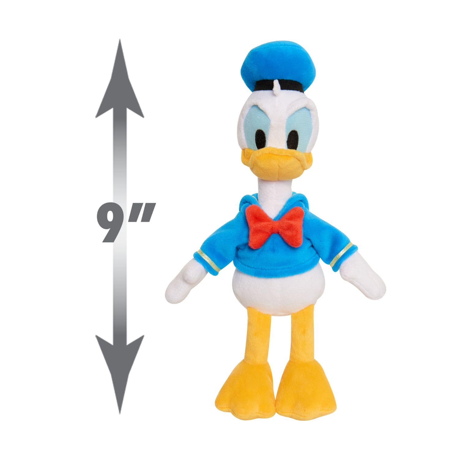 Just Play Disney Junior Mickey Mouse Beanbag Plush - Donald Duck,