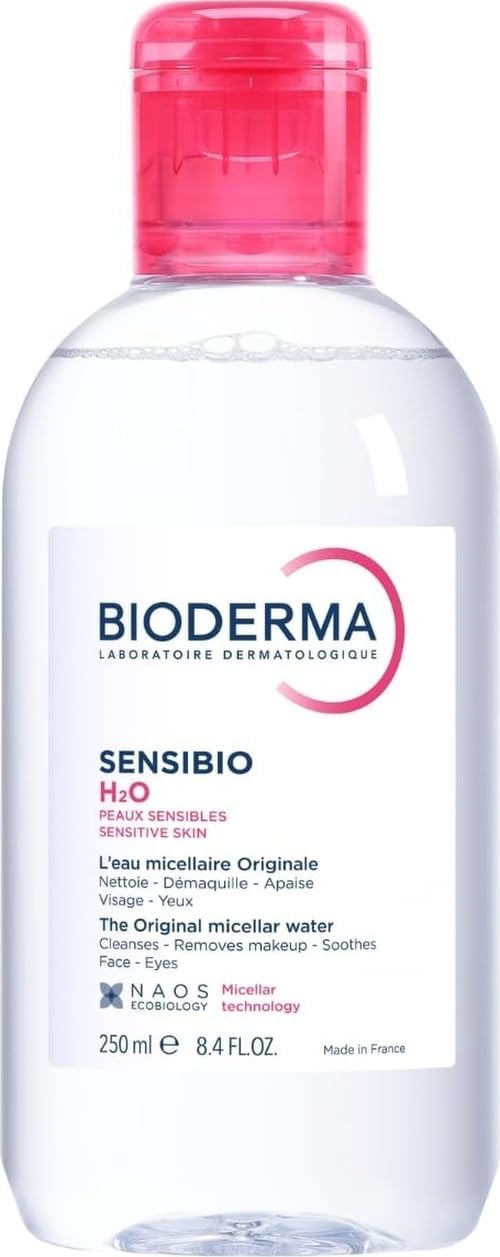 Sensibio - H2O Micellar Water - Makeup Remover Cleanser - Face Cleanser for Sensitive Skin