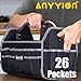 Anyyion 16.5in Tool Bag, Electrician Tool Bag, Open Top Tool Bags, Many Pockets Can Hold Many Tools, More Convenient to Carry Tools