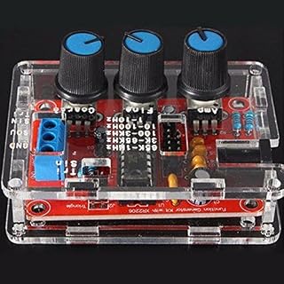 HALJIA XR2206 High Precision Function Signal Generator DIY Kit Sine Triangle Square Output 1Hz~1MHz Adjustable Frequency Amplitude