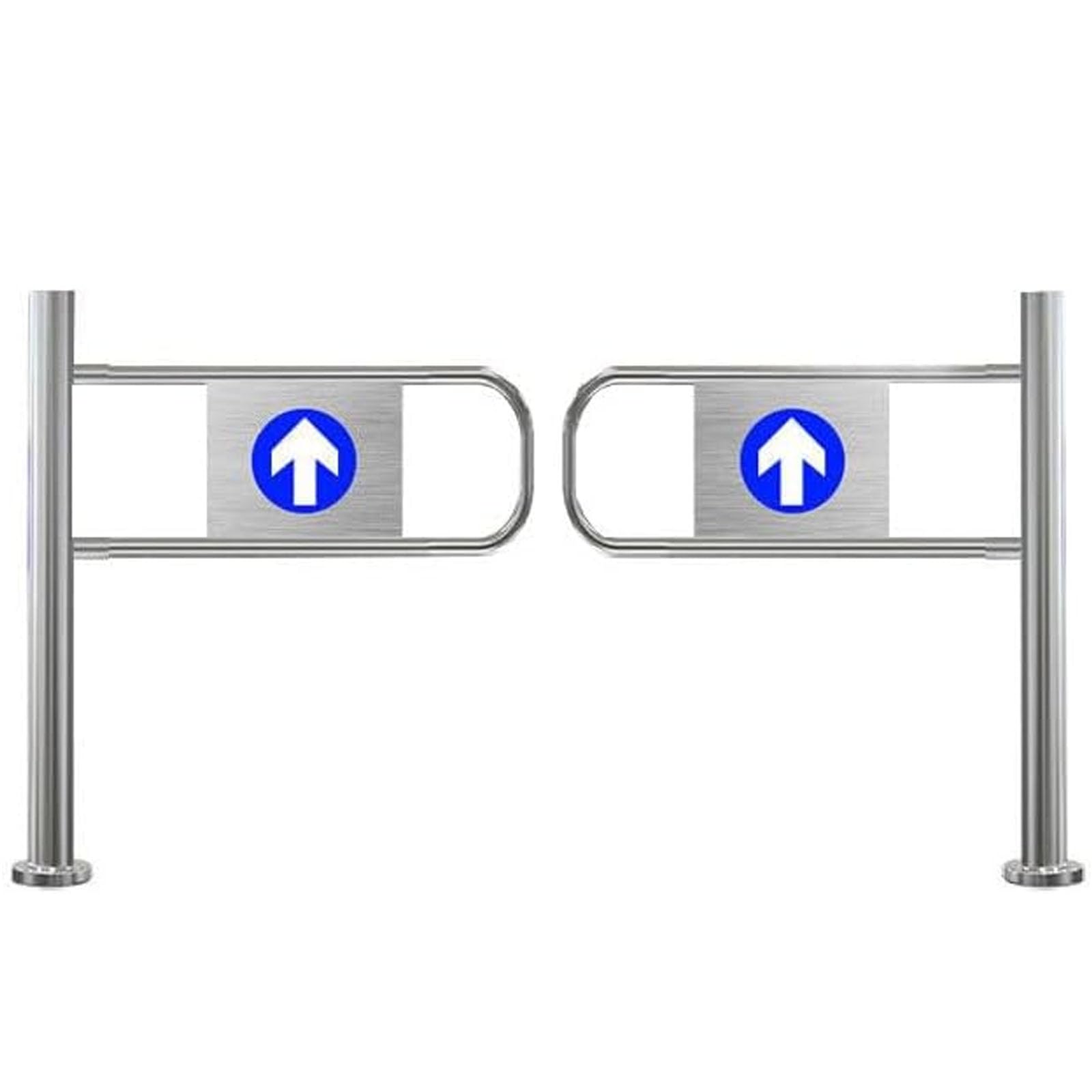 tyGate - Sistema de control de acceso seguro de 90 grados para pasillos industriales
