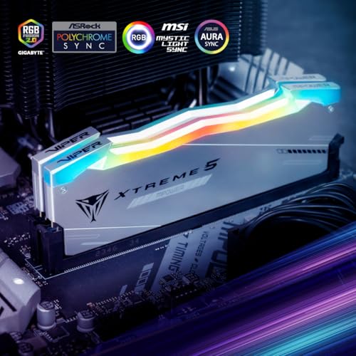Patriot Viper Xtreme 5 MPOWER DDR5 RGB RAM 32GB (2X16GB) 8000MT/s CL38 UDIMM Desktop Gaming Memory Kit - PVXR532G80C38KM - RAM - Immagine 5