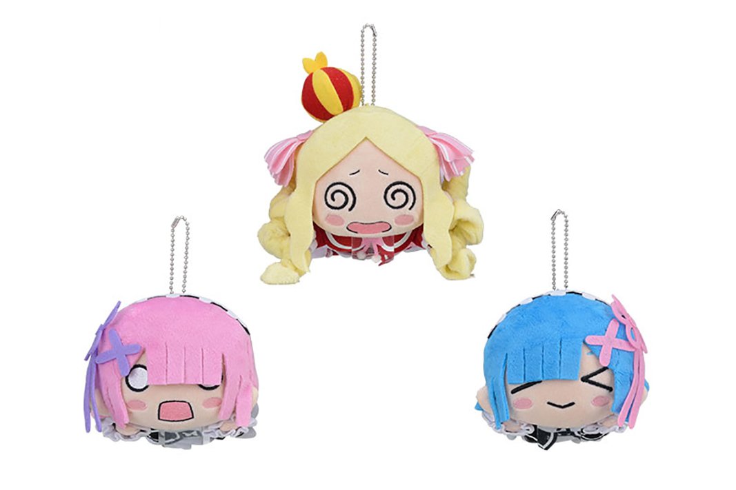 Re:ゼロから始める異世界生活フィギュアぬいぐるみセット レム ラム ベアトリス Re:ゼロから始める異世界生活フィギュアぬいぐるみセット レム ラム