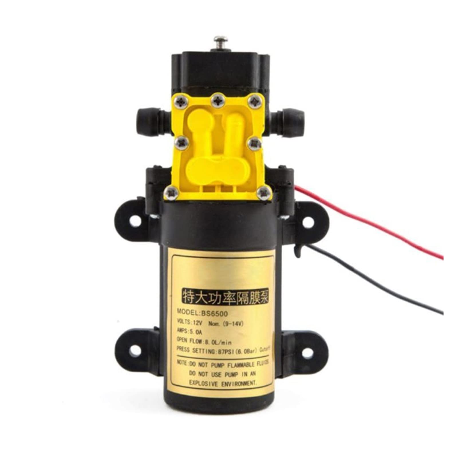 Pompa sommergibile Pompa per acqua ultra silenzios Pompa elettrica for acqua agricola a grande portata da 8 l/min, spruzzatore d'acqua