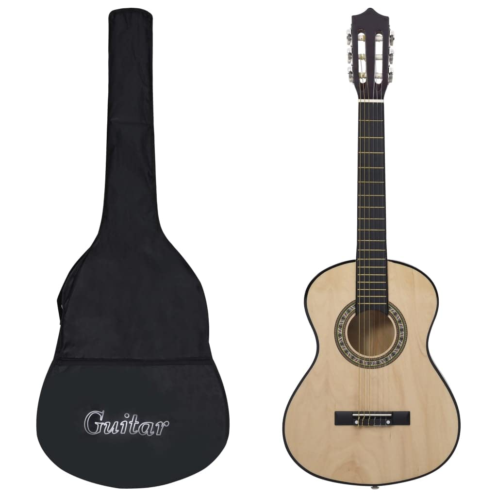 Genérico Guitarra clásica para Principiante y niño con Funda 1/2 34",Arte y Ocio,Hobbies y Artes Creativas,Instrumentos Musicales,Instrumentos de Cuerda,Guitarras,Marrón Claro,1.95 kg,3055602