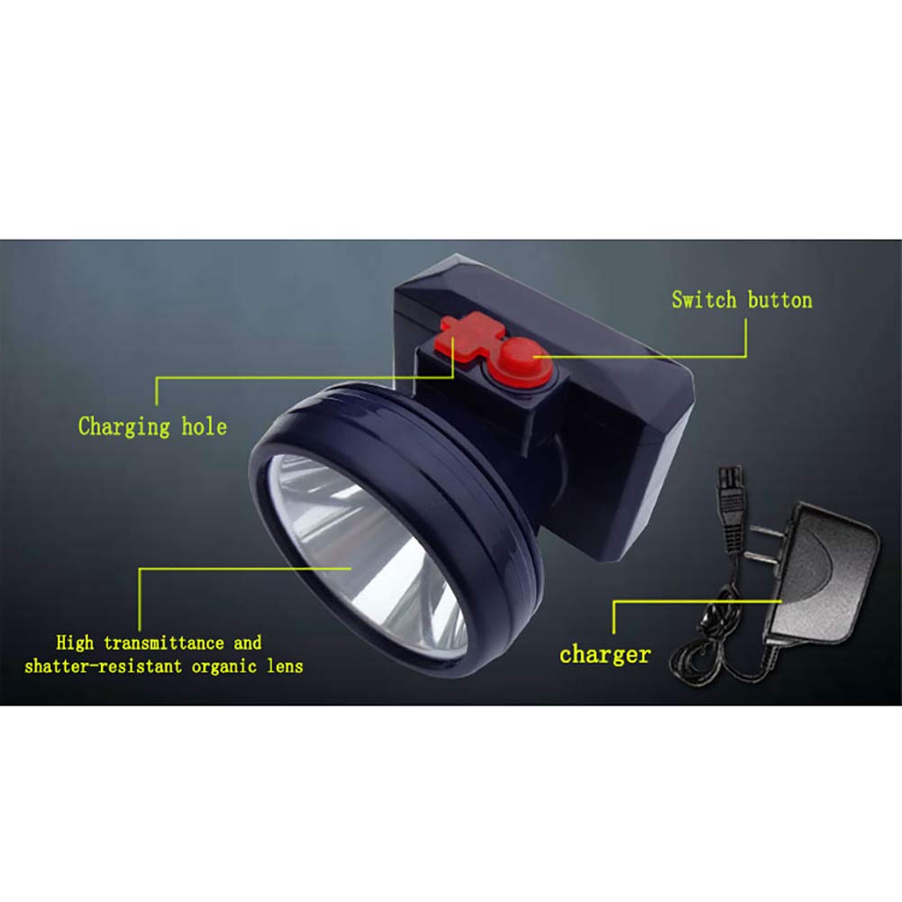 Casco con luz, Casco de Seguridad Industrial, Casco de construcción, arnés de 4 Puntos, Casco de Protección, Casco de Trabajo Casco