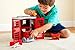 Green Toys Fire Station Playset - 8 Piece Pretend Play, Motor Skills, Language & Communication Kids Role Play Toy. No BPA, phthalates, PVC. Dishwasher Safe, Recycled Plastic, Made in USA.