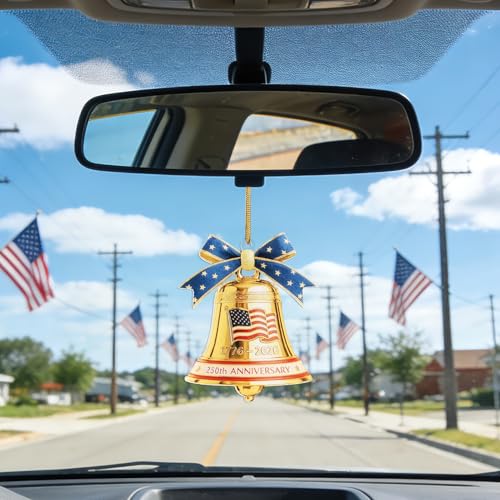 United States 250th Anniversary Bell Ornament - Patriotic Decor