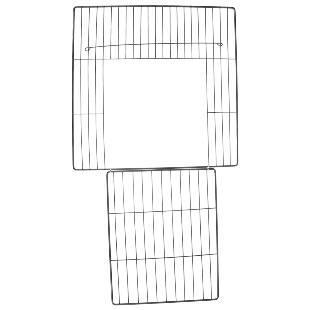 Porte de cage grillagée pour chat réutilisable barrière enclos et clôtures exercice