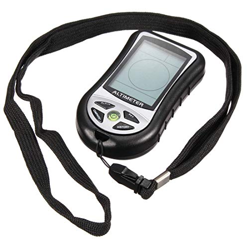 Generic 1 Digital Lcd Compass Altimeter Barometer Thermo Temperature Clock Calendar #TOP5