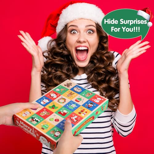 10PCS DIY Christmas Empty Advent Calendar: 24 Days Advent Countdown Boxes Christmas Cardboard Number Boxes by Cabilock - Image 4