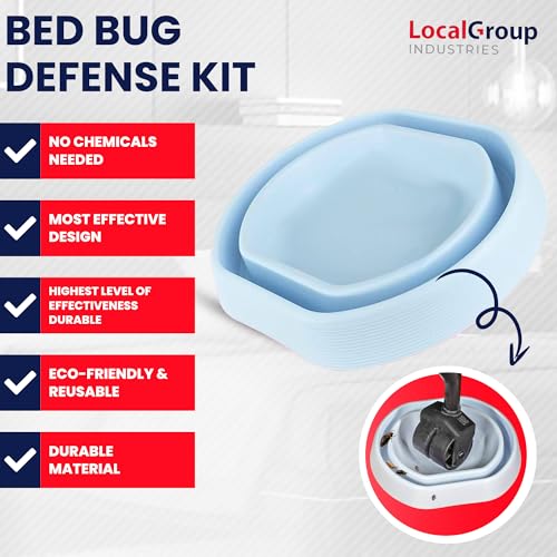 Armadilha para percevejos de cama - Interceptores ecológicos para Pernas de Cama - Detector, Interce
