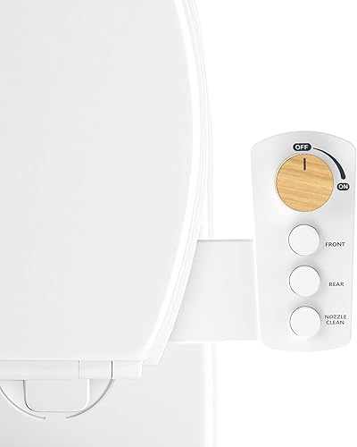 Bidet Attachment for Toilet Seat, Ultra Slim | Easy Control | Adjustable Water P