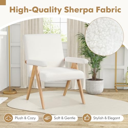 Sillón Plegable Sherpa Beige miniatura 4