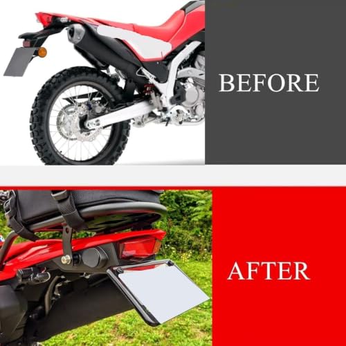 Support plaque clignotant LED rigide arrière pour moto CRF 300L - 3