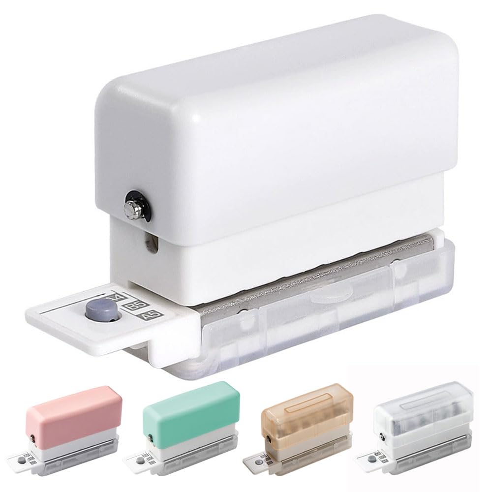 Amazon.co.jp: ルーズリーフパンチ 6穴 A5/B5/A4対応 使いやすい 30穴