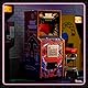 Quarter Arcades Official Space Invaders II 1/4 Sized Mini Arcade Cabinet by Numskull, Playable Replica Retro Arcade Game Machine - Mini Retro Console