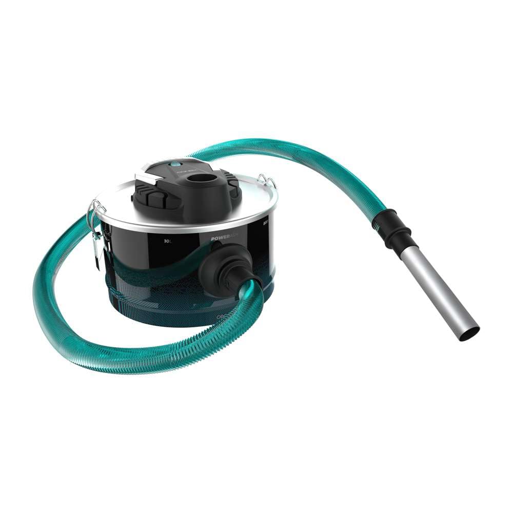 Cecotec Conga Ash 2000 Home Kompaktowy odkurzacz do popiołu. 800 W, moc ssania 14 kPa, metalowa powłoka rurowa, filtr z siatką metalową, dysza 38 mm