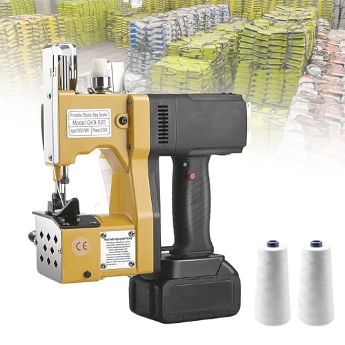 UWYTGF Portable Cordless Sewing Machine for Bags, Fabric, Ribbon,...