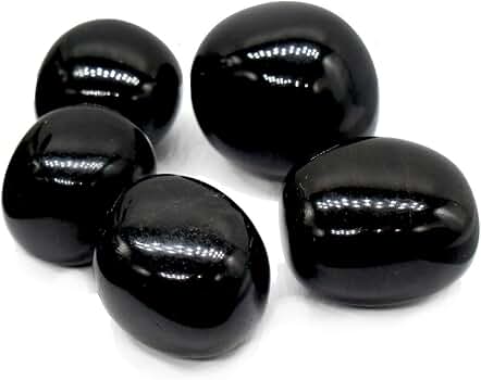 Amazon.co.jp: 完全天然石 黒曜石 厳選 上品 黒曜石原石 重さ150-170g