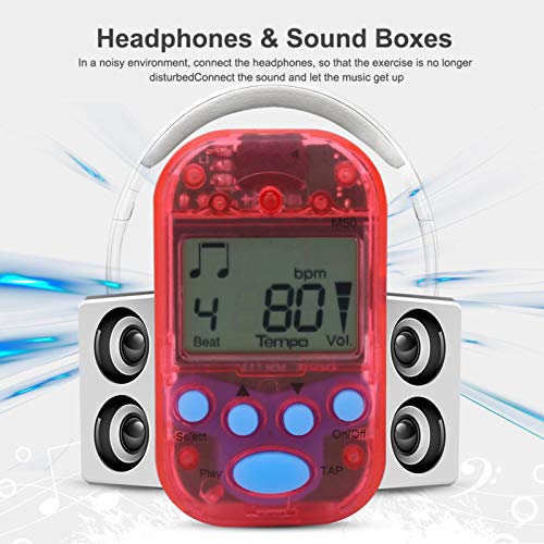 Fishawk Métronome numérique, métronome de Tempo, Mini métronome, Multifonctionnel, Portable, Volume réglable, Batterie à… - Les Beatles, Paul McCartney, John Lennon, RIngo Starr, George Harrison Fishawk Métronome numérique, métronome de Tempo, Mini métronome, Multifonctionnel, Portable, Volume réglable, Batterie à… – Image 4