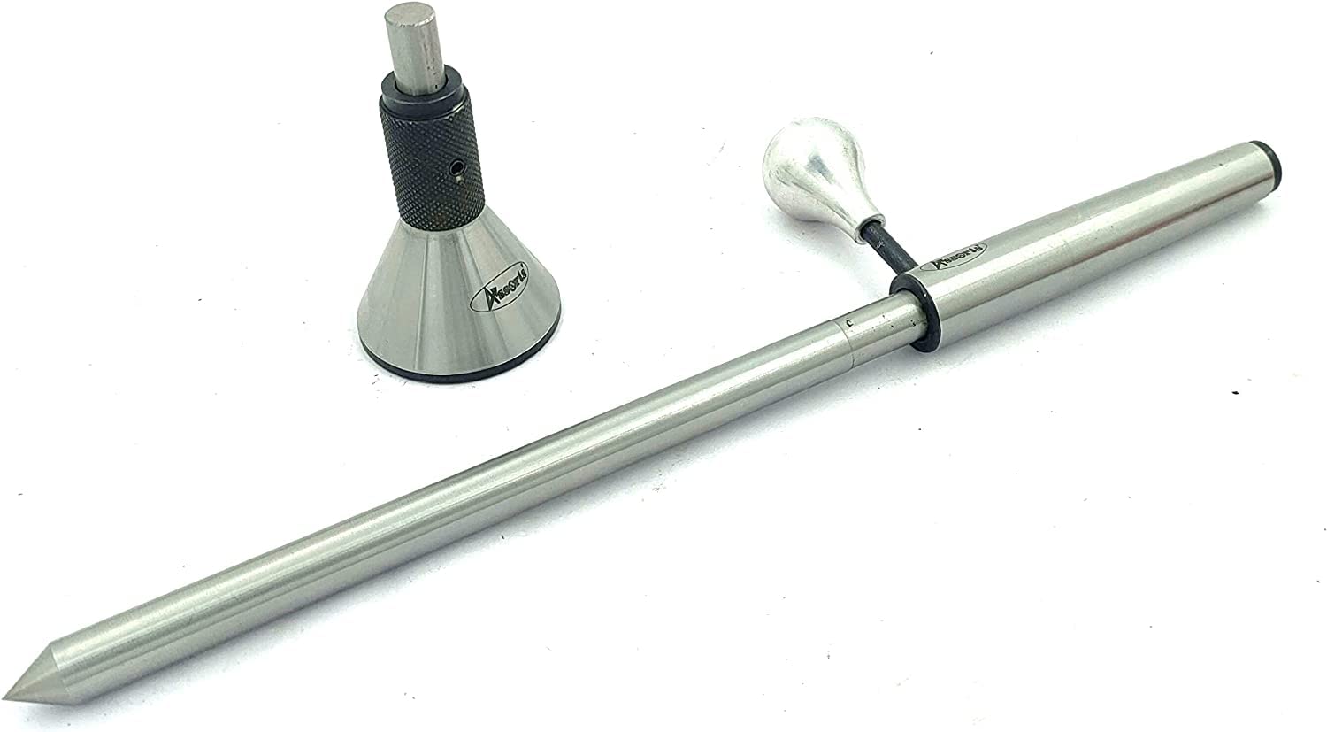 Buyohlic Centralizer Tool Kit Includes 2MT Shank Centraliser & Engineer Bell Punch For Locating Work-piece Center on Independent Lathe Chuck