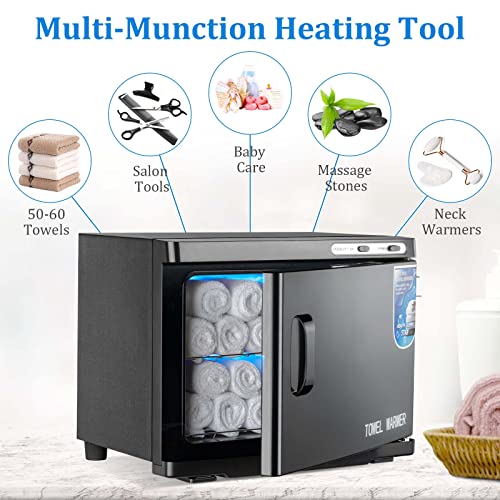 Hot Towel Warmer Cabinet with LED Light - JXSDLIY 23L Large Capacity Towel Cabinet for Bathroom 2-in-1 Professional Hot Towel Warmers for Facials SPA Massage Salon Heats Up Quick Towel Heater (black) Hot Towel Warmer Cabinet with LED Light - JXSDLIY 23L Large Capacity Towel Cabinet for Bathroom 2-in-1 Professional Hot Towel Warmers for Facials SPA Massage Salon Heats Up Quick Towel Heater (black)